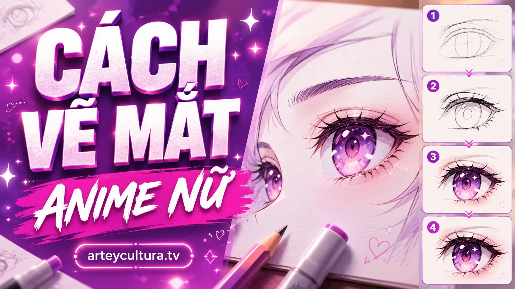 238+ Cách Vẽ Mắt Anime Nữ Đẹp Chuẩn Không Cần Chỉnh 2026