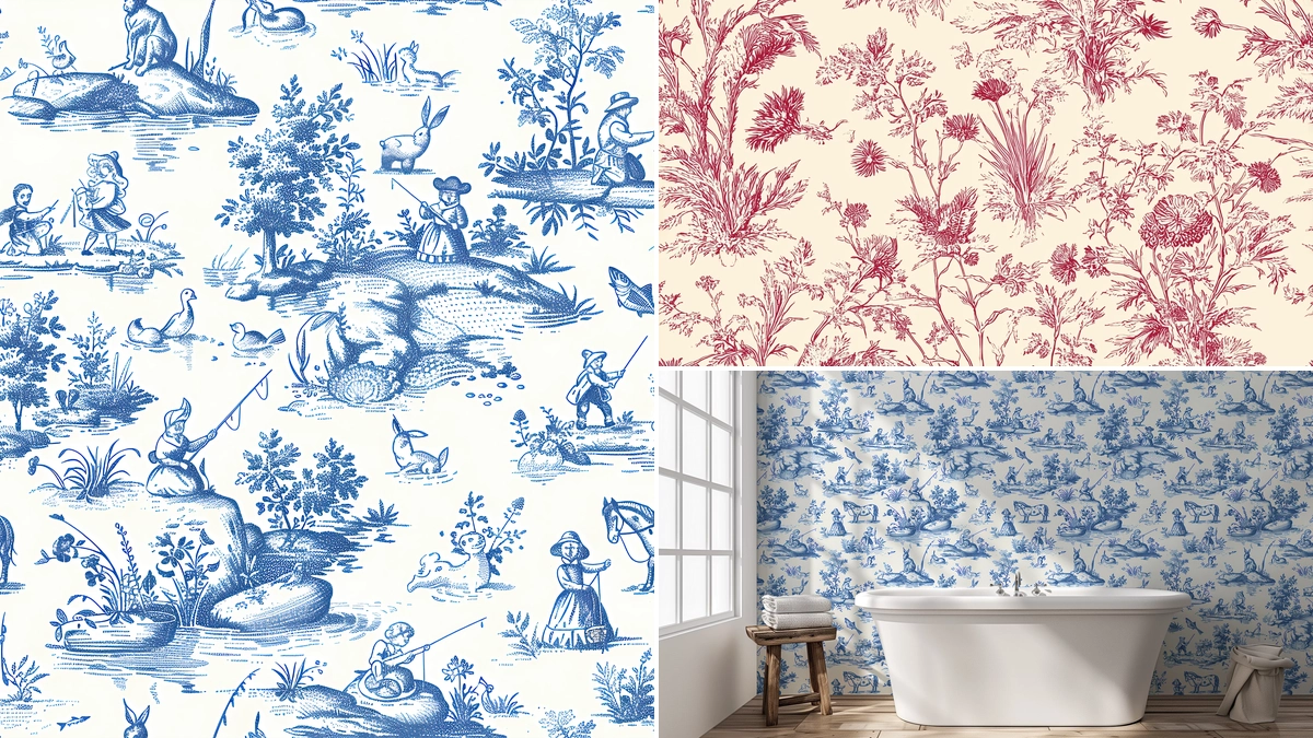 Best vintage french toile wallpaper for traditional homes in 2026