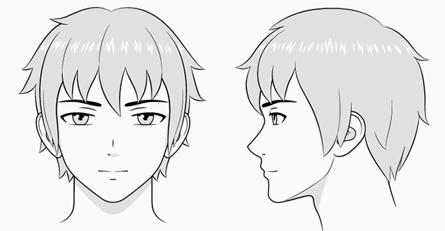 Hướng dẫn chi tiết cách vẽ khuôn mặt anime nam cho người mới bắt đầu