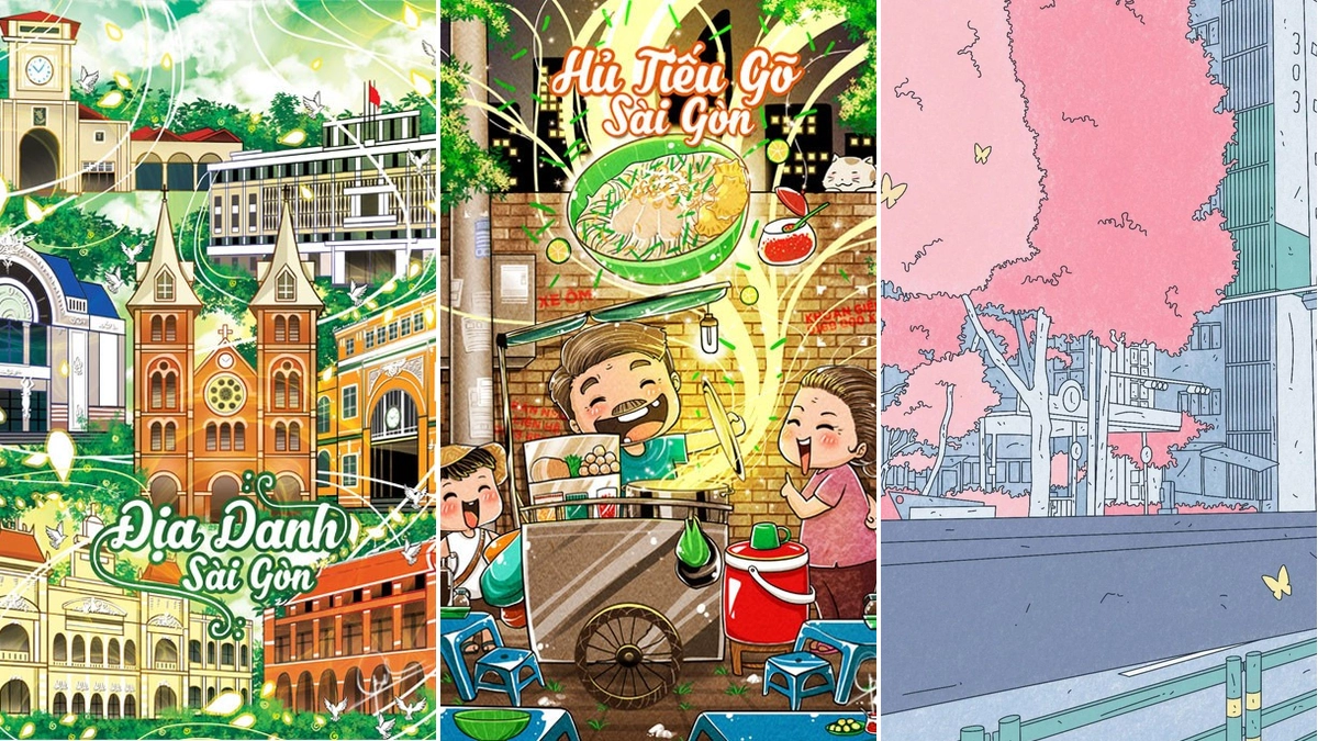 Khám phá vẻ đẹp sáng tạo của hình chibi chibi các cảnh quan thành phố năm 2026