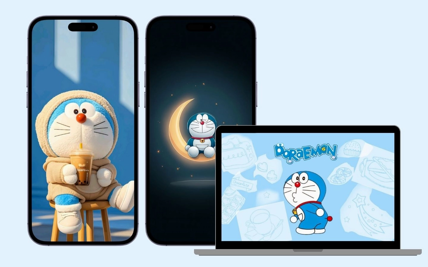Tuyển tập hình nền Doraemon dễ thương cho năm 2026